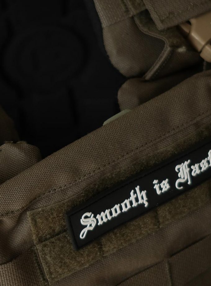 Smooth is Fast PVC Patch