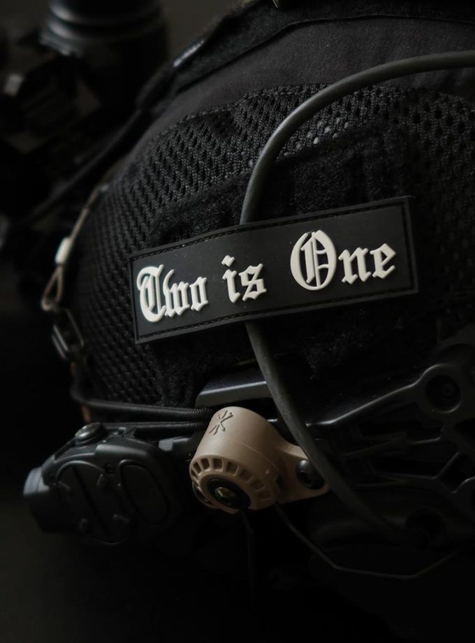 TWO IS ONE Olde English PVC Patch